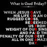 What is Good Friday?