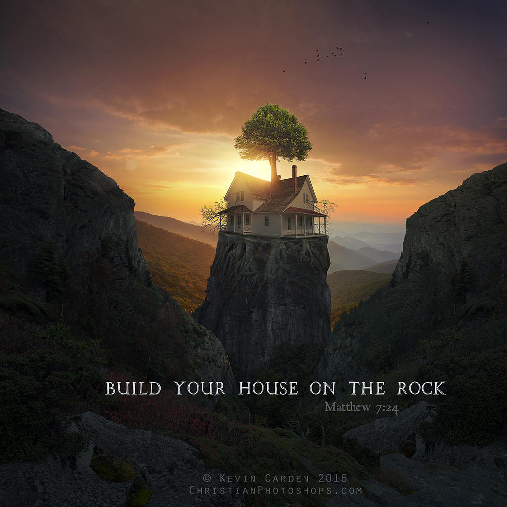 This is a graphic of Unforgettable building your house on the rock coloring It's just a picture of Unforgettable building your house on the rock coloring