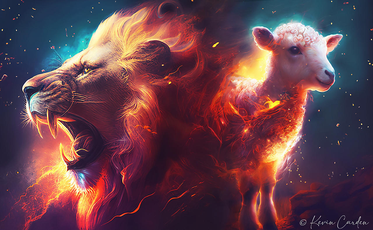 Lion And The Lamb By Kevron2001 On DeviantArt lion-and-the-lamb-by-kevron2001-on-deviantart