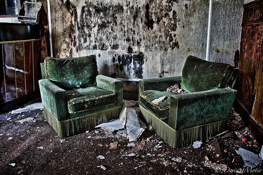 Green couch