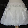 White fairy balloon skirt