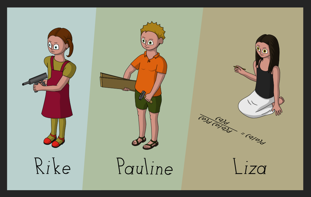 Rike, Pauline, Liza