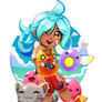 Chibi Beatrix LeBeau (Slime Rancher fanart)