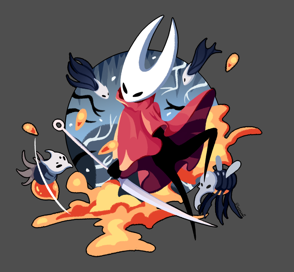 Hornet Git Gud Hollow Knight Sticker 