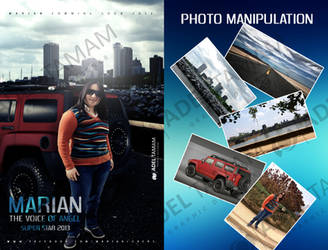 Photo manipulation Poster Marian 2013