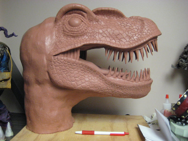 Authentic Raptor Face In Progress: Raptor Head by UnboundArt on DeviantArt