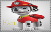 Marshall Fan - Paw Patrol Stamp