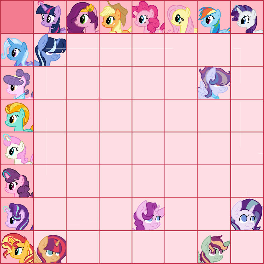 Mlp grid adopts part 6 - REDUCED by Malta2277 on DeviantArt