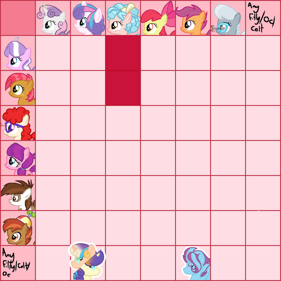 Mlp Grid Adopts - Filly/Colt version REDUCED by Malta2277 on DeviantArt