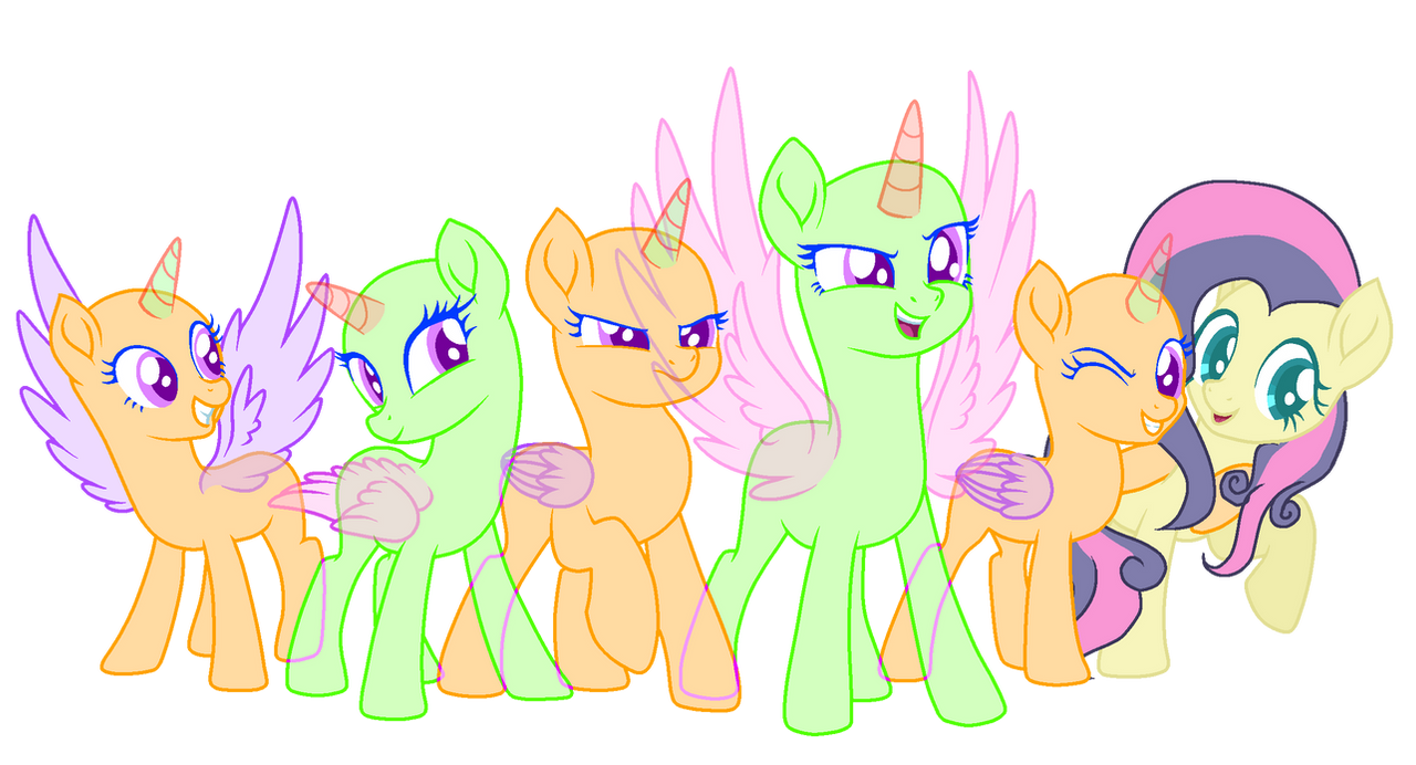 Mlp Fluttershy Kids Collab by Malta2277 on DeviantArt