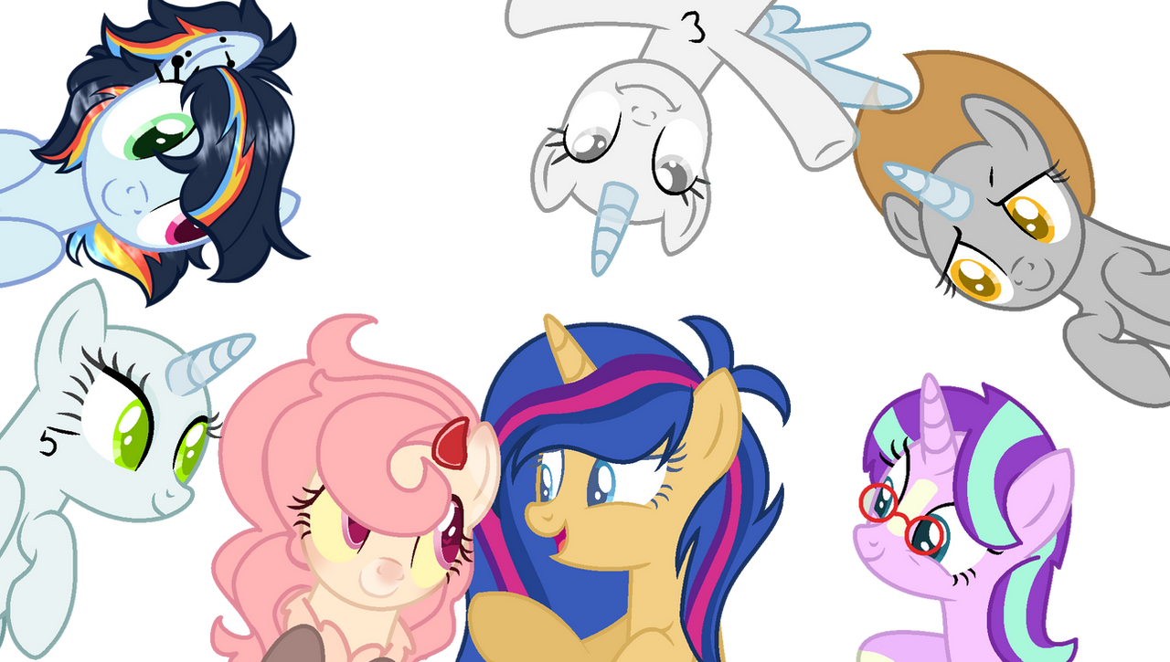 Mlp Rd Mane Mlp Mane 7 next gen collab by Malta2277 on DeviantArt
