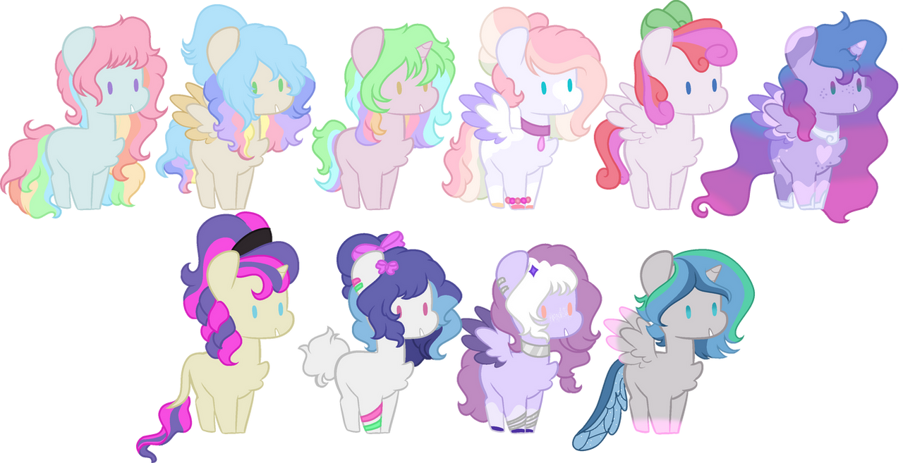 Mlp Drawing All My Ponies Part 1 by Malta2277 on DeviantArt