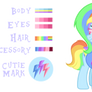 Mlp Redesign - Guilded Rainbow Bio