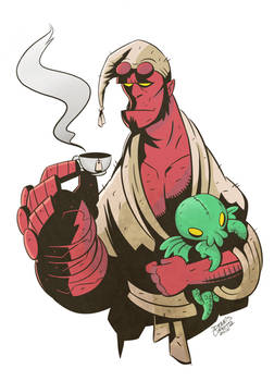 Sleepy-Time Hellboy