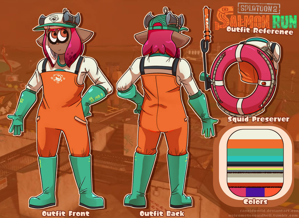 Salmon Run- Outfit Reference by RancidWorld on DeviantArt