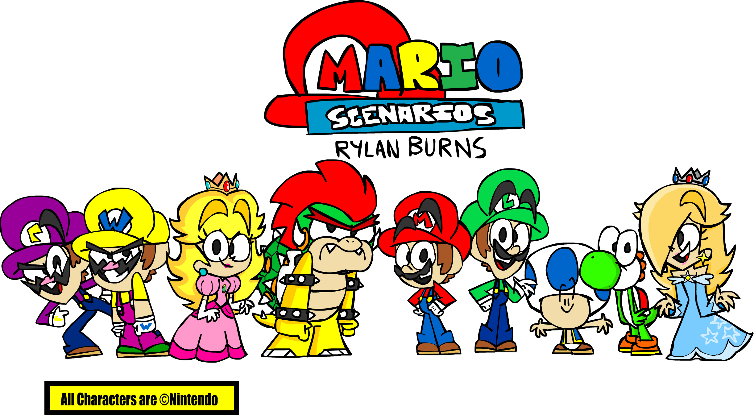 Mario Scenarios - The Main Cast