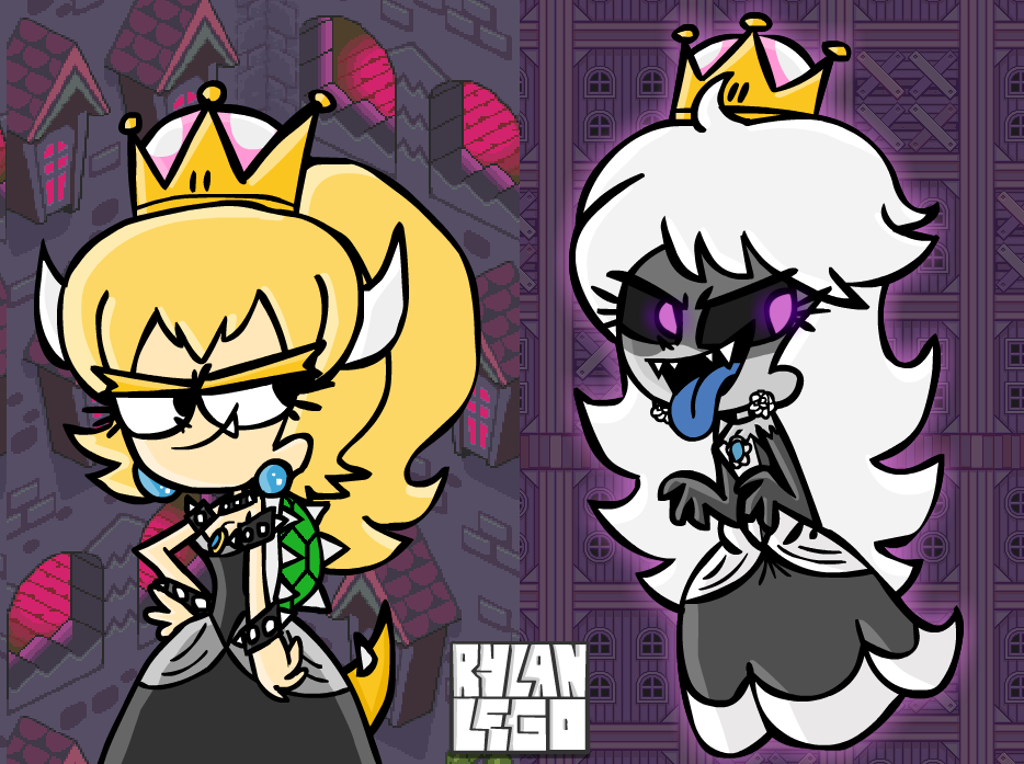 Booette Hug Bowsette and Booette by RylanLego on DeviantArt