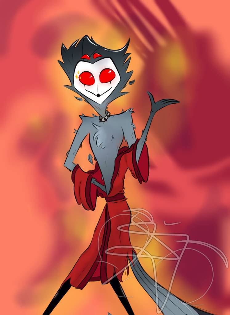 Stolas Robe Deviantart Decided to draw Stolas by Sperozi on DeviantArt