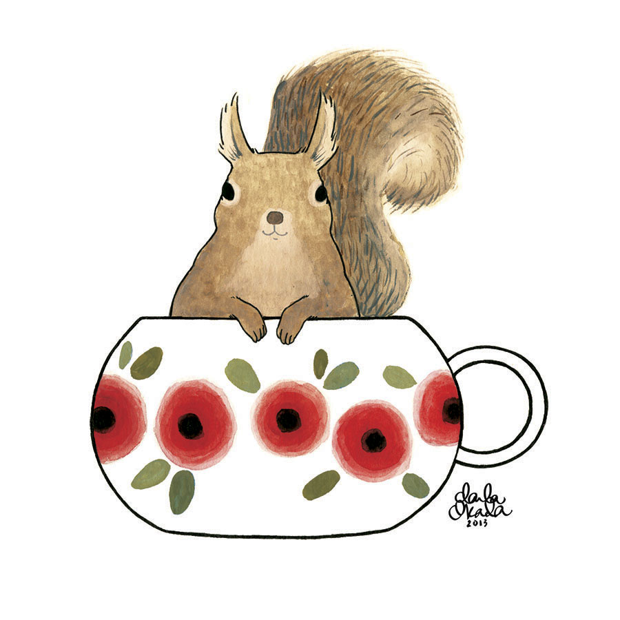 Squirrel in a Teacup