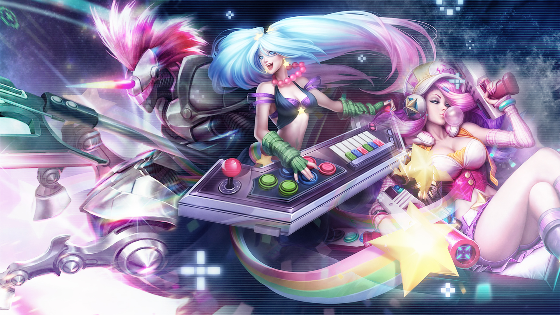 League of Legends - Arcade Wallpaper by Asheralia on DeviantArt