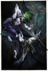 Batman vs Joker 2012 commission