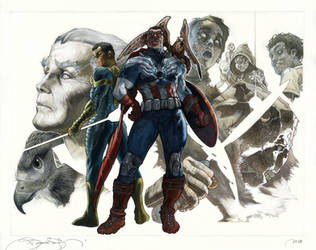 ALL NEW Captain America covers