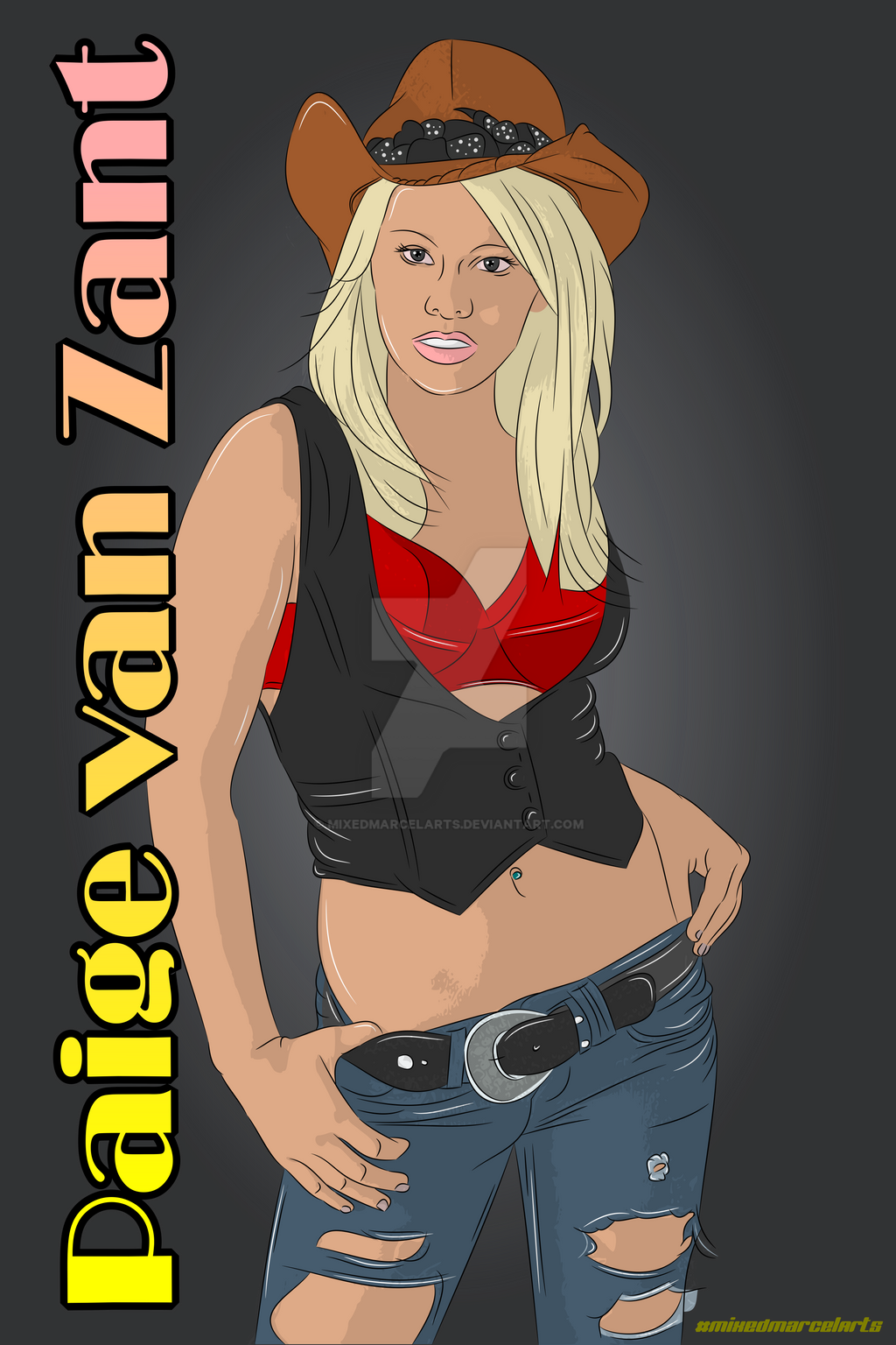 Portrait of Paige van Zant by MixedMarcelArts on DeviantArt