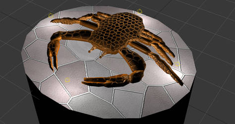 Crab 3d Modelled