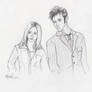 Rose and The Doctor Sketch