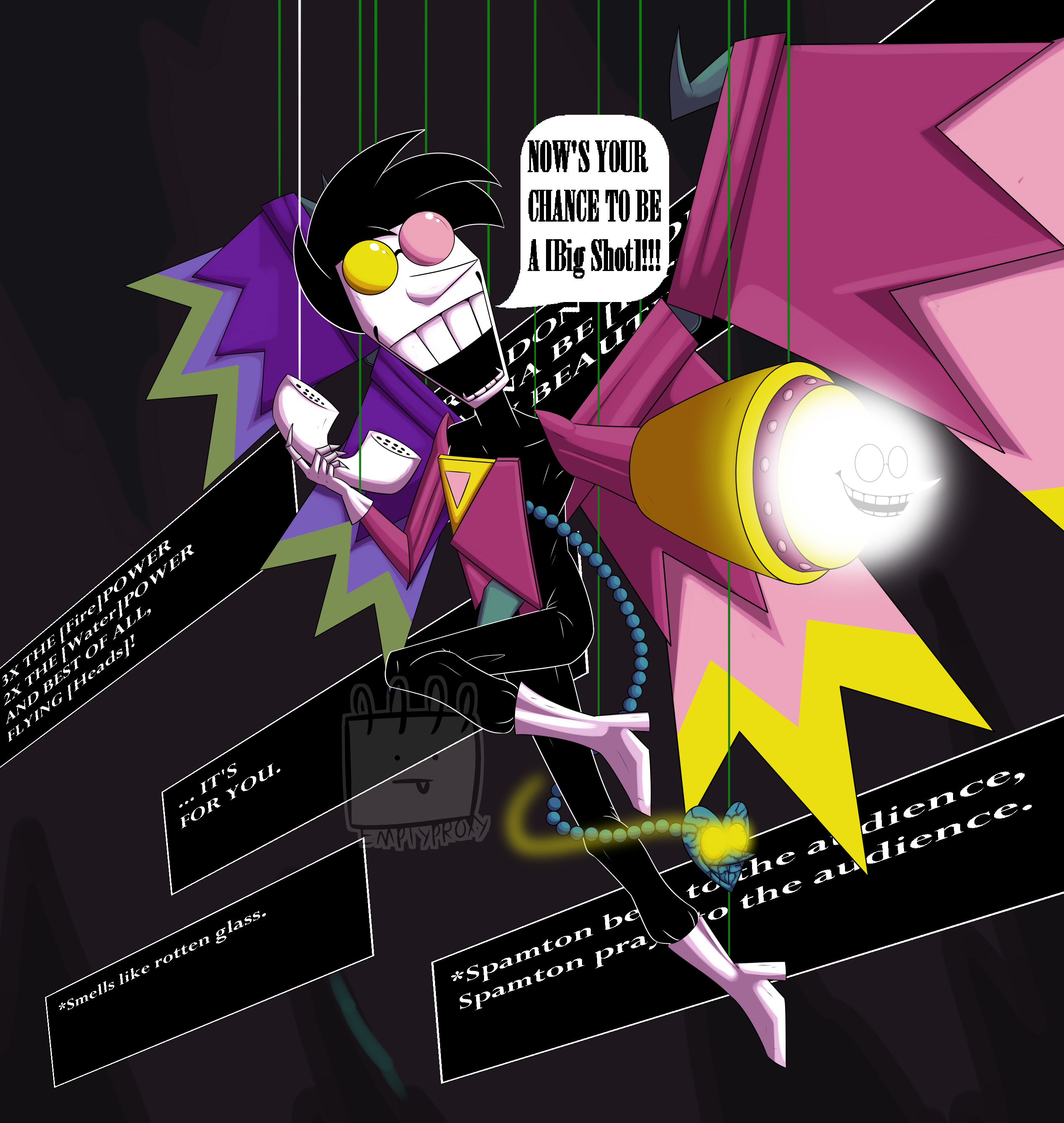 Deltarune 2) TIME FOR THE [BIG SHOT]!! by Emptyproxy on DeviantArt