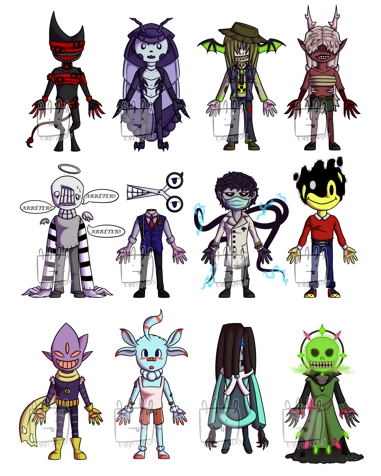 Dumpy Humanoid Humanoid adopts (MOVED) by Emptyproxy on DeviantArt