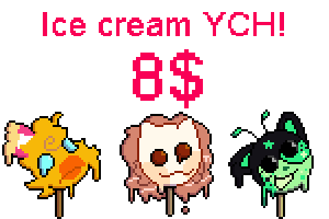 Animated Ice Cream Ych (OPEN!)