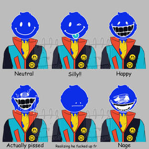 Killjoy - Expression Sheet