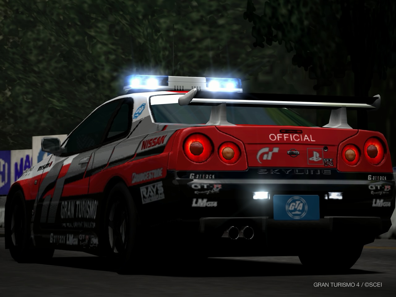 Gran Turismo Skyline GTR R34 Pace Car by GamePonySly on DeviantArt