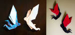 Origami Angels and Devils by crimson-tsunami