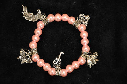 pink with charms