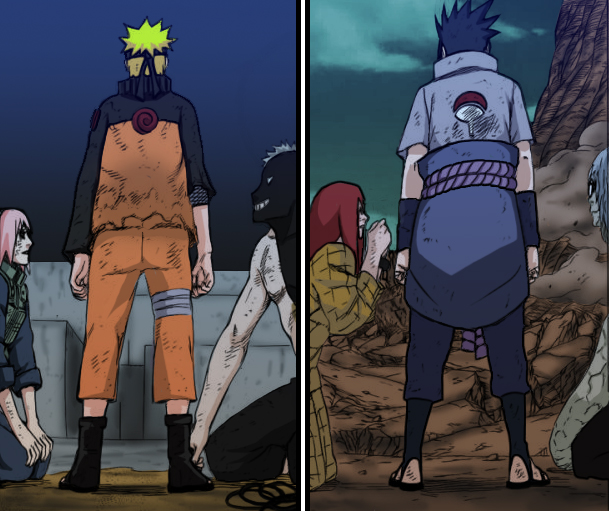 Naruto Chapter 672 Color naruto/manga/672 (Naruto y Sasuke - coloreado) by Mekanel on DeviantArt