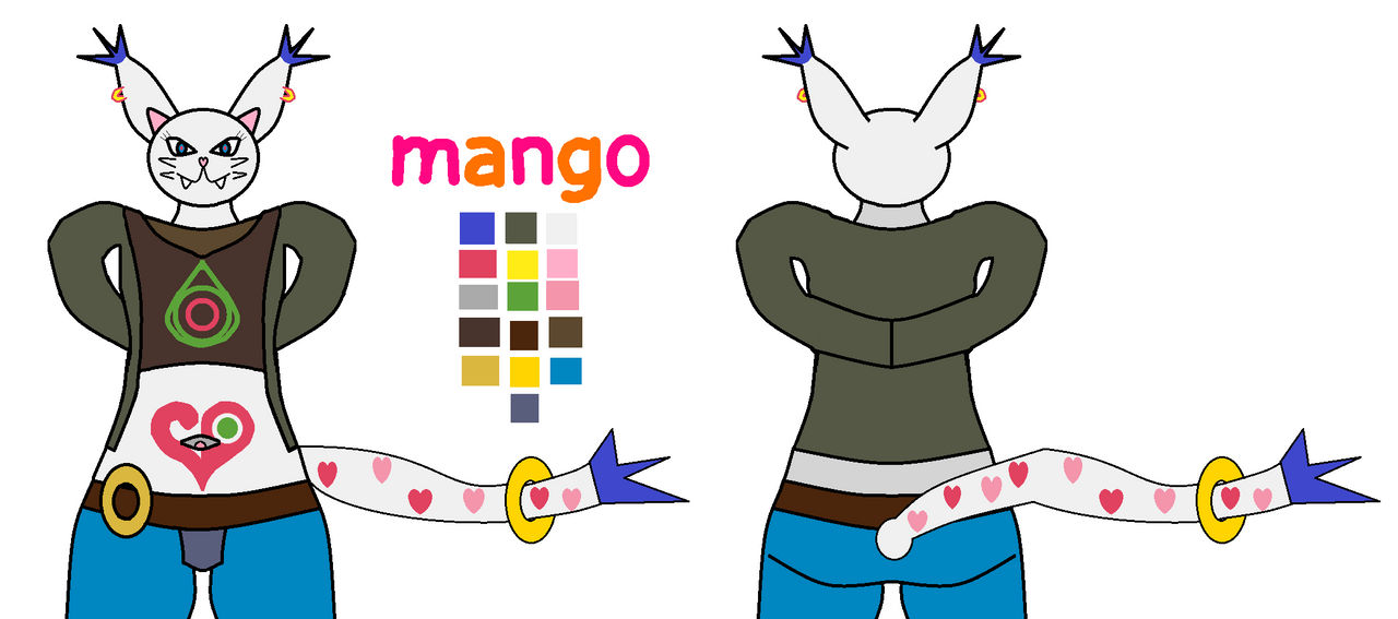 Mango Ref Sheet by Hunniganthebeedrill on DeviantArt
