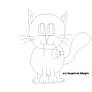 Cat And Mouse Lineart