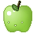 Kawaii Apple pixel art