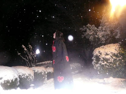 Itachi in the snow