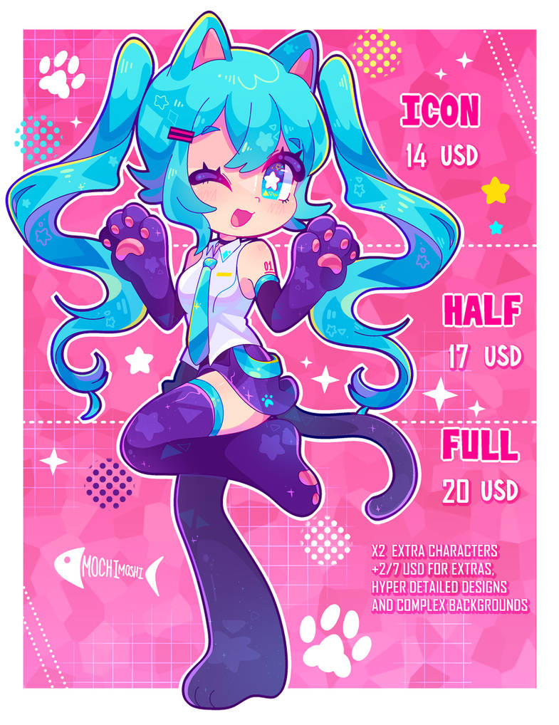 Mochibi Oracle Commission Sheet for Mochibis by MochiMoshiCore on DeviantArt