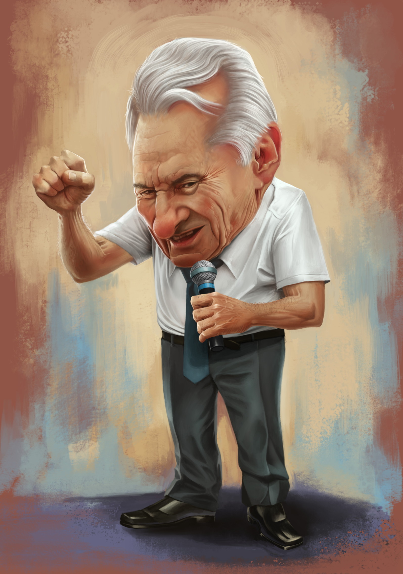 Caricatura Yiye Avila