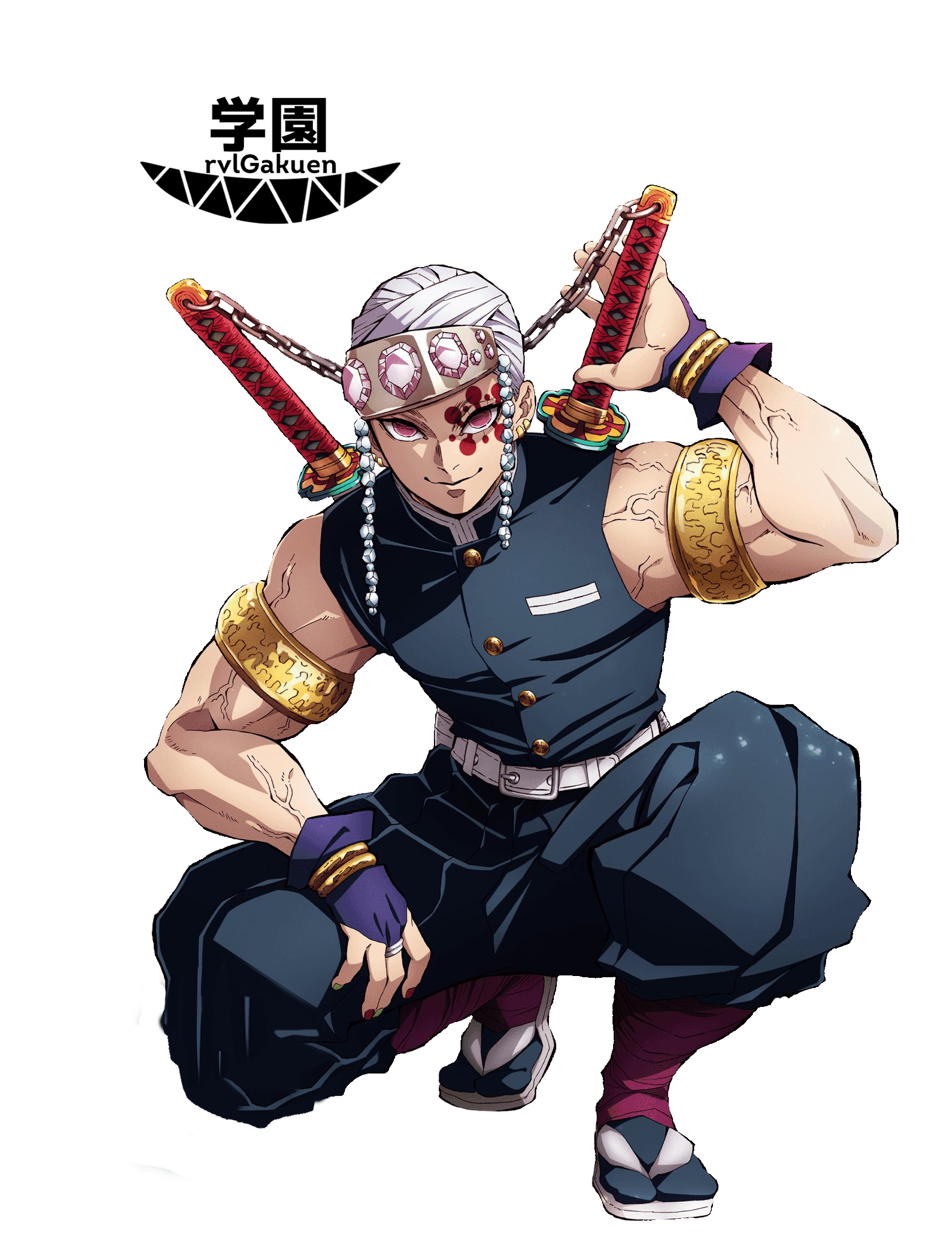 Uzui Tengen - Render by rvlgakuen by rvlGakuen on DeviantArt