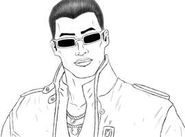 Johnny Gat - Lineart