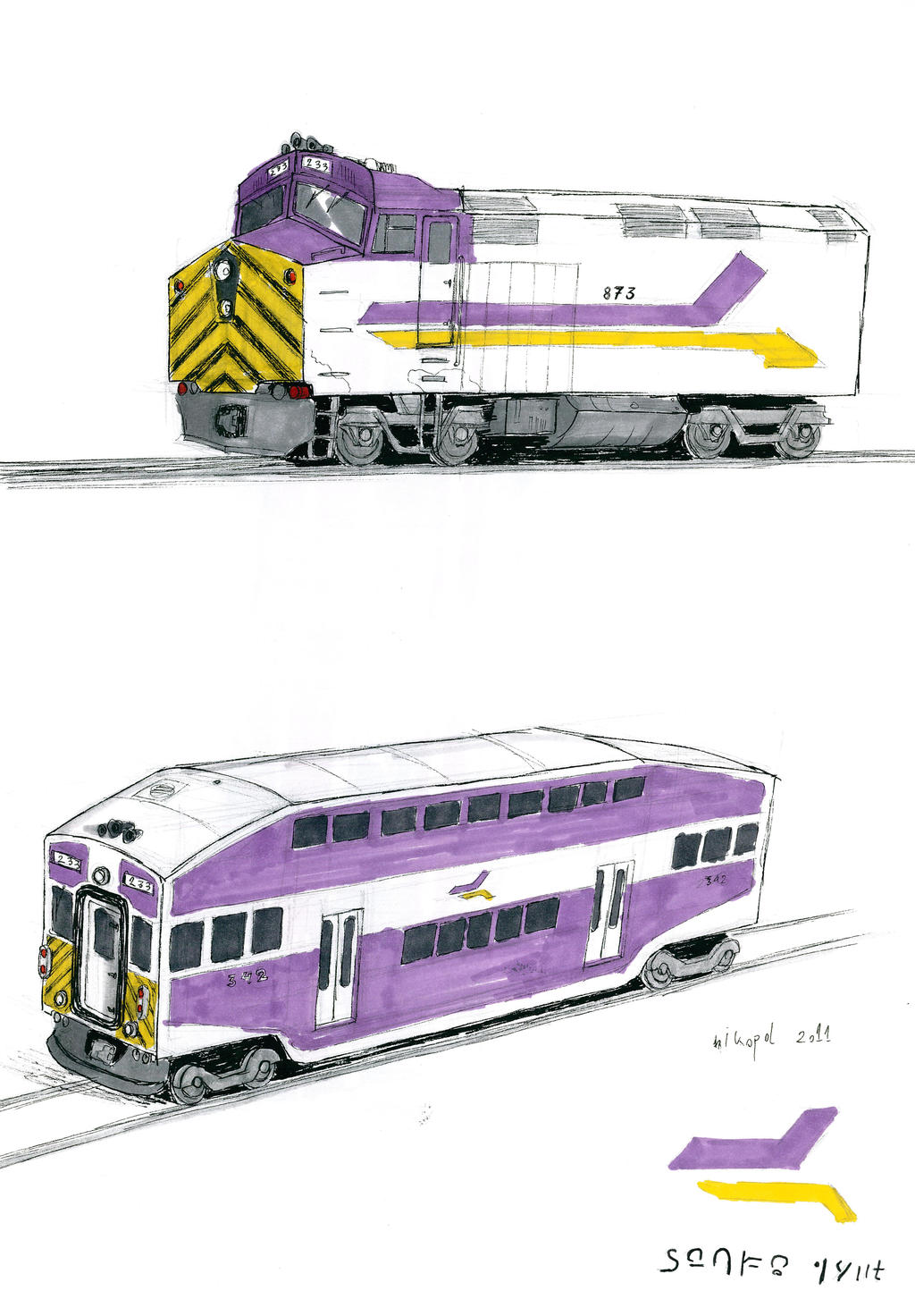 Fictional commuter RR