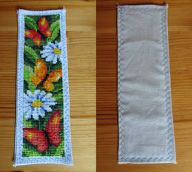 Butterflies Cross-Stitch Bookmark