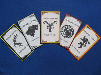 Westeros Houses Bookmarks
