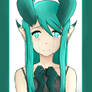 Jade Dragon Girl OC - Portrait