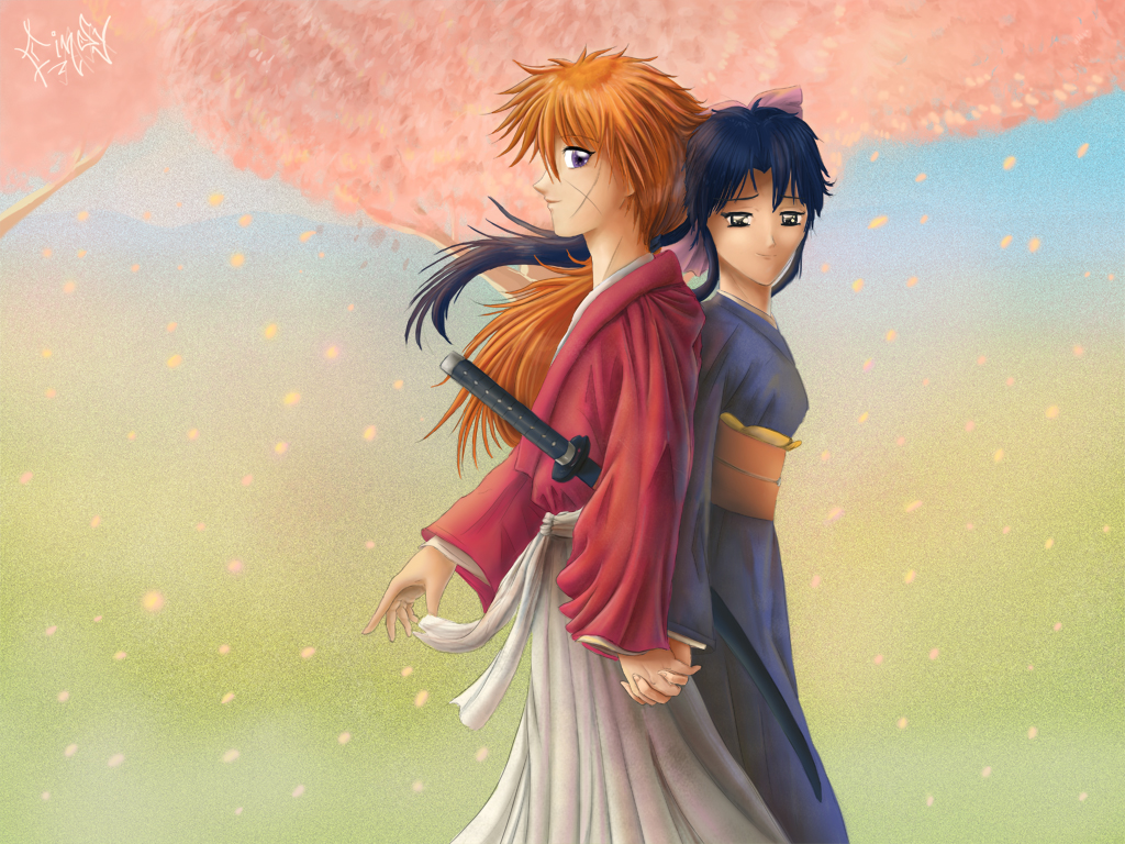 Kenshin and Kaoru